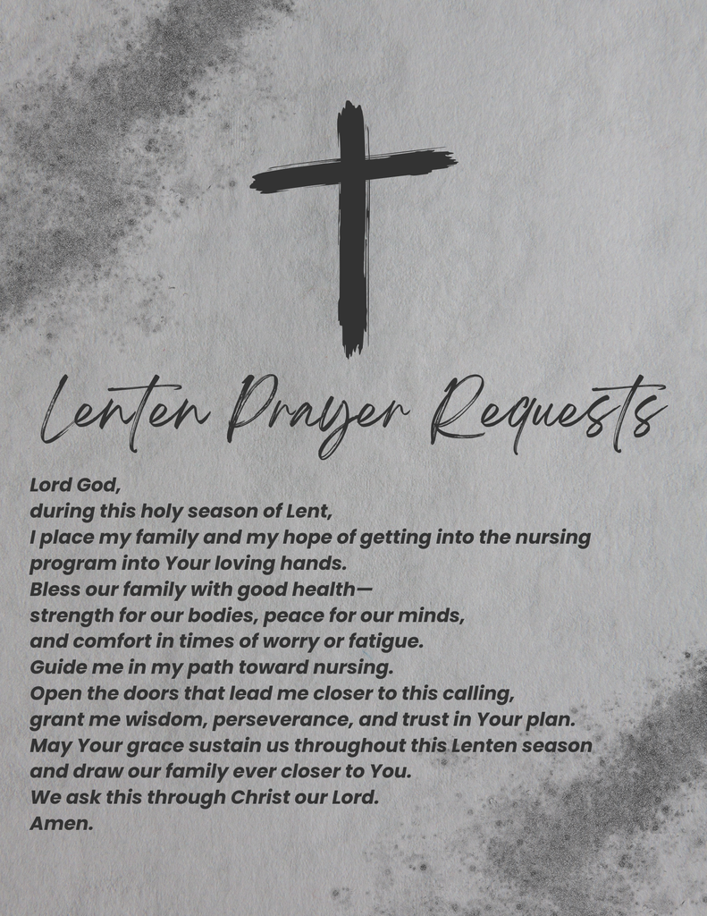 Lenten Prayer Requests