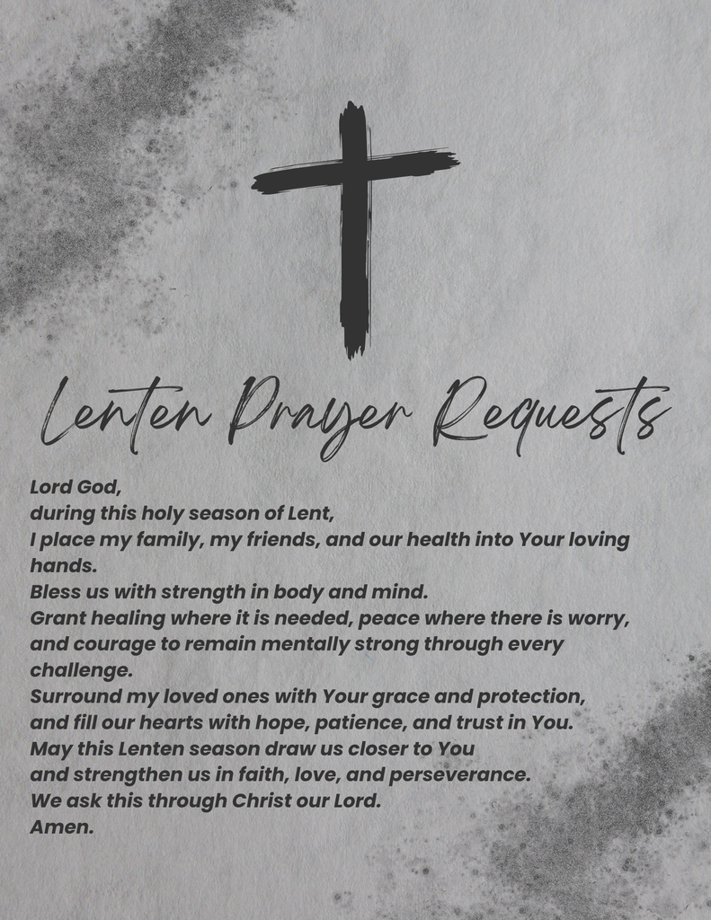 Lenten Prayer Requests