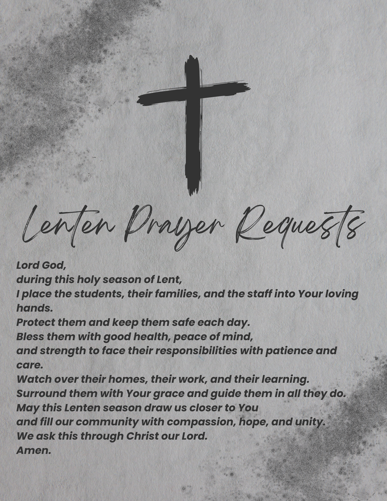 Lenten Prayer Requests