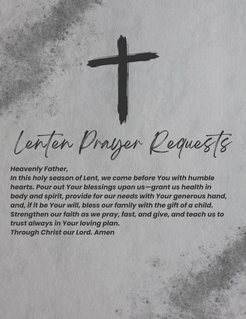 Lenten Prayer Requests