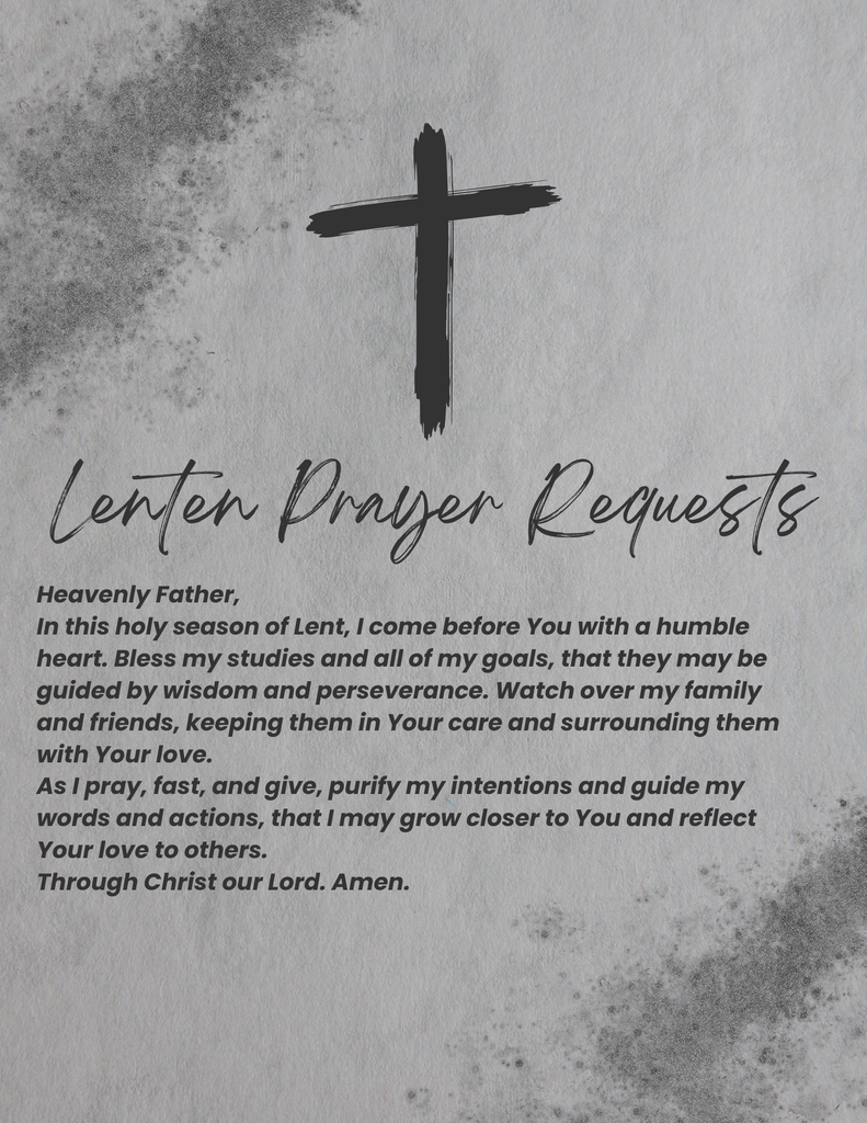Lenten Prayer Requests
