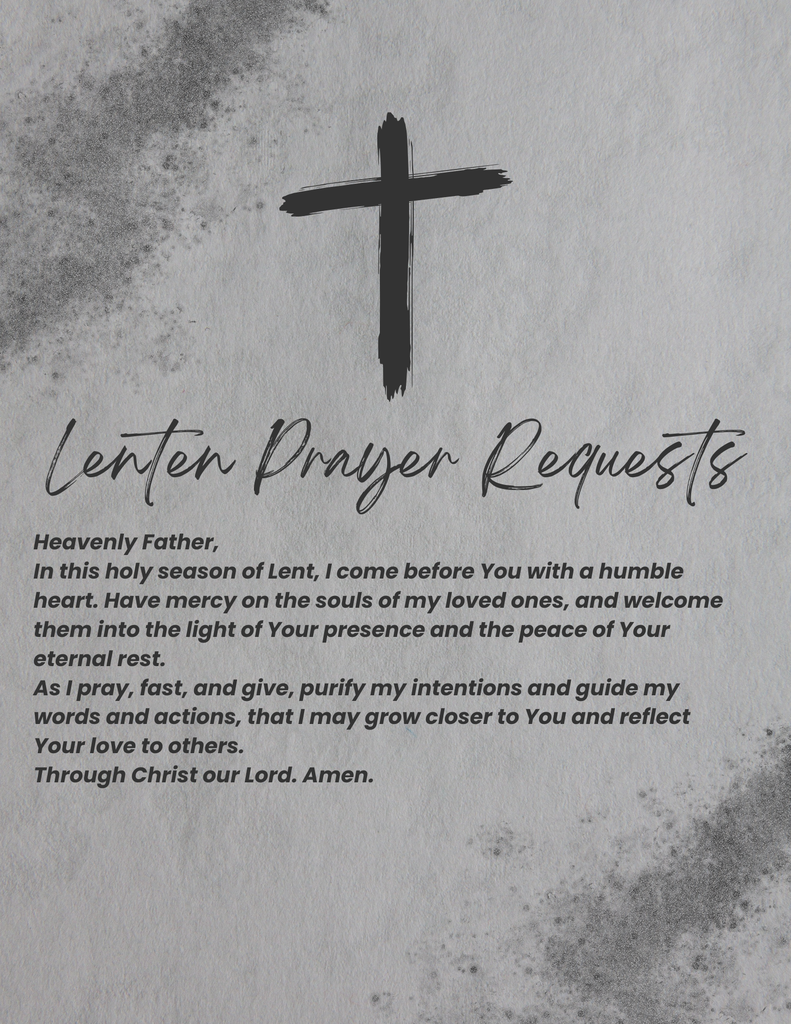 Lenten Prayer Requests