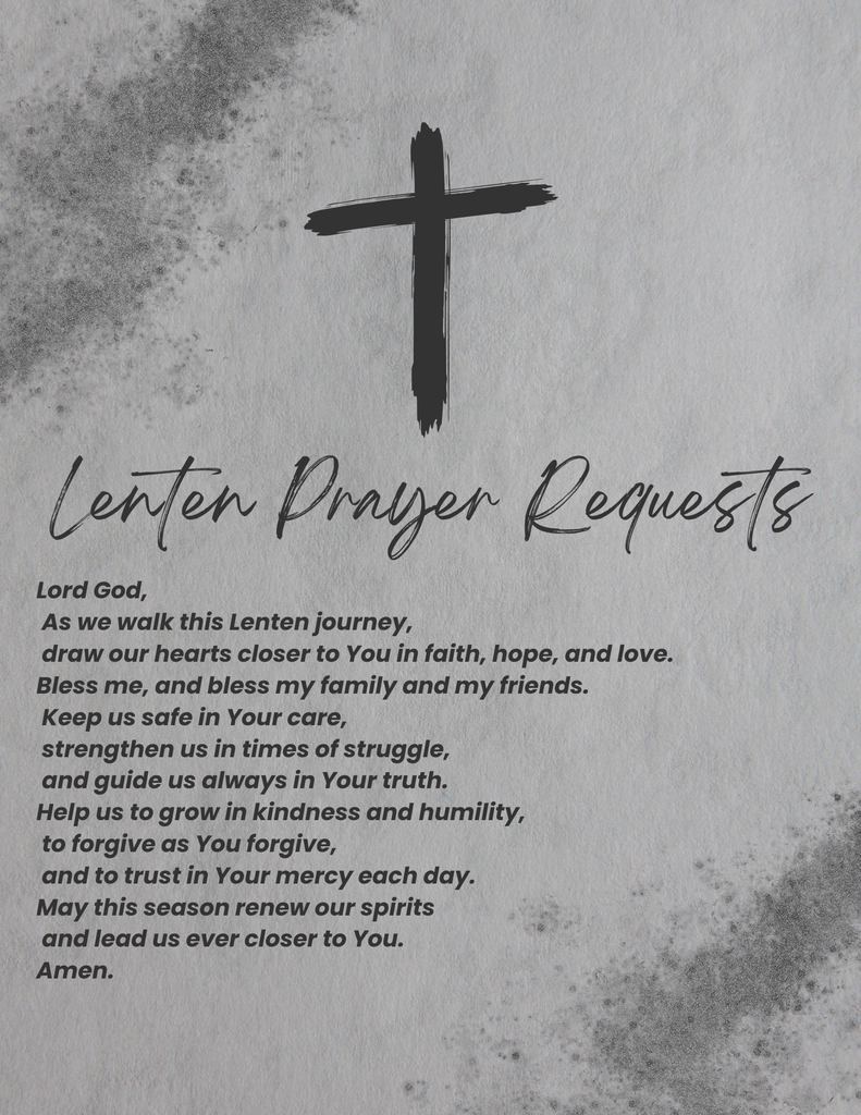 Lenten Prayer Requests