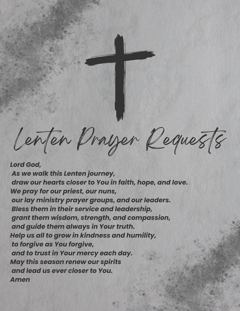 Lenten Prayer Requests
