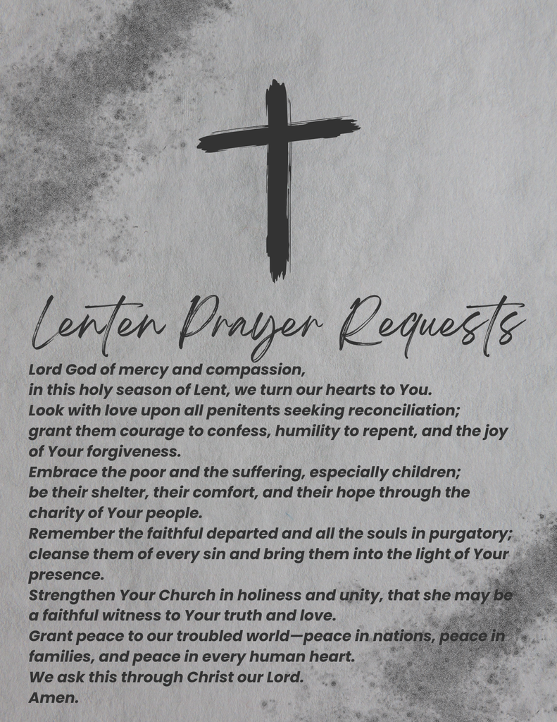 Lenten Prayer Requests