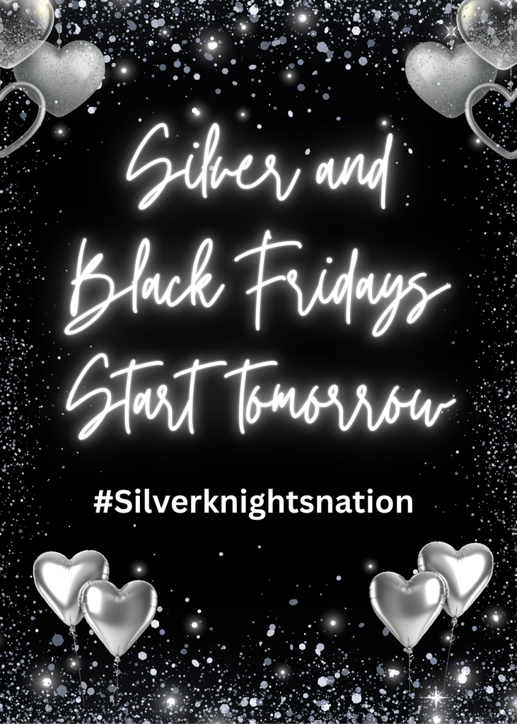 silver and black day