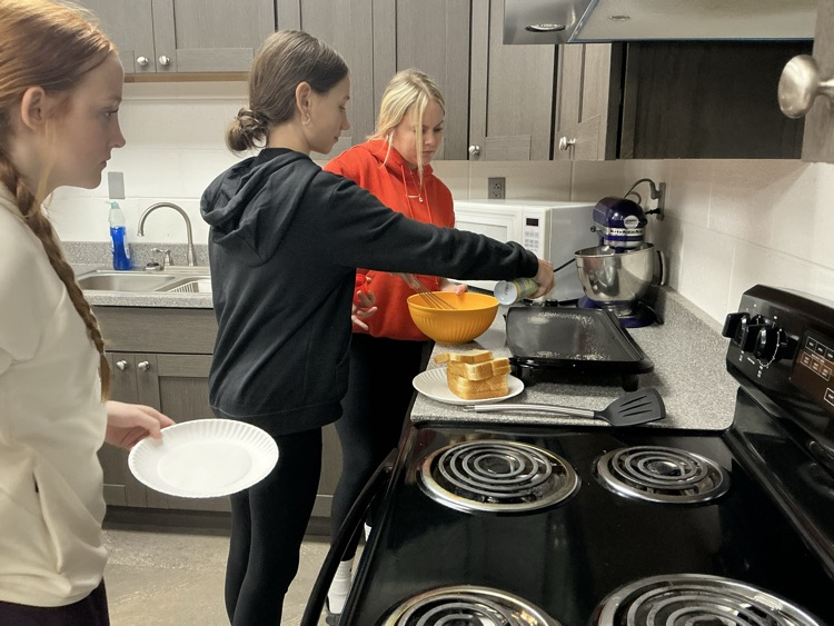 dipping the bread