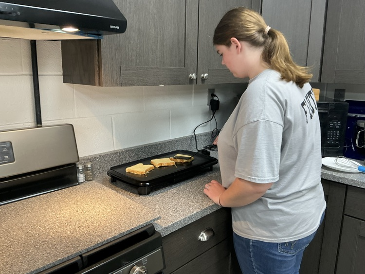 checking the French toast
