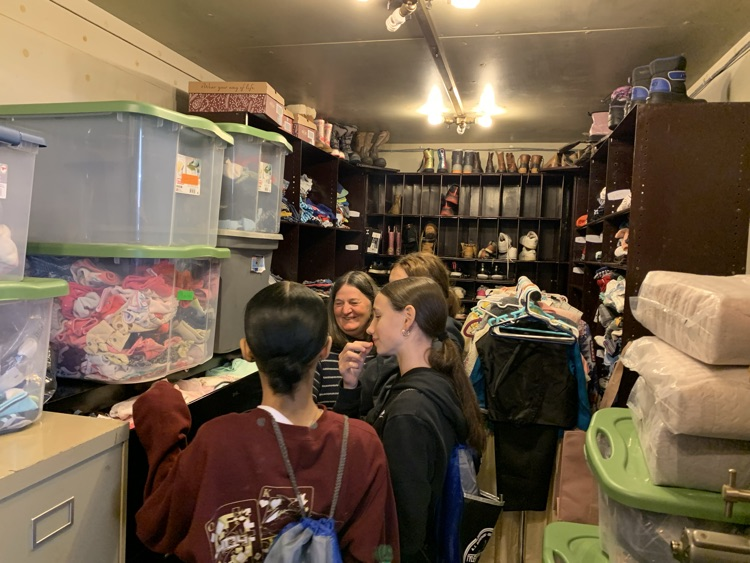 supply closet at the Tyler Community Center