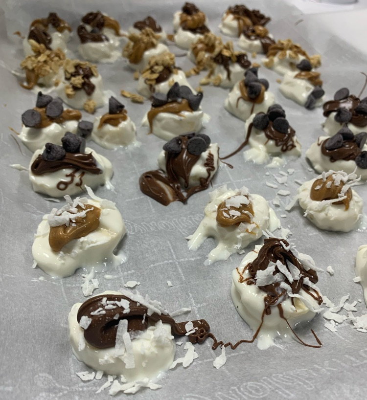 frozen banana yogurt bites 