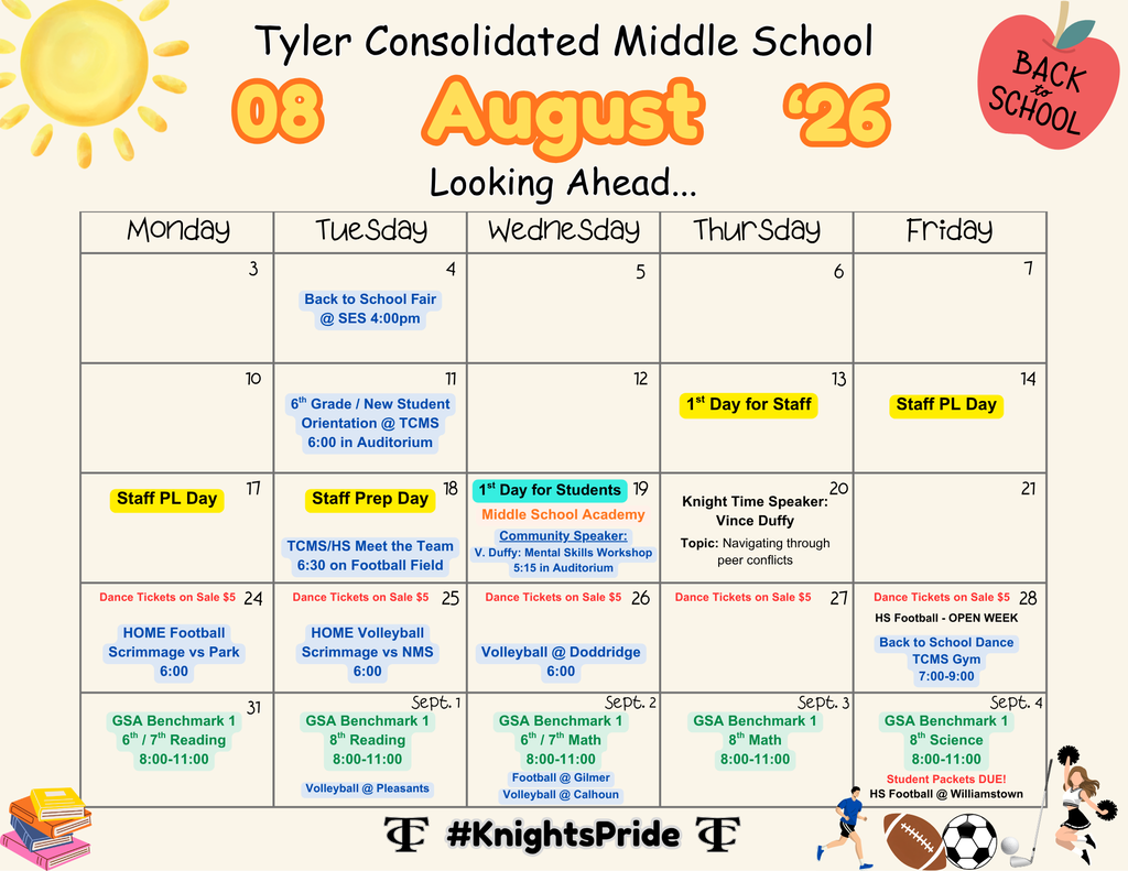 August Looking ahead