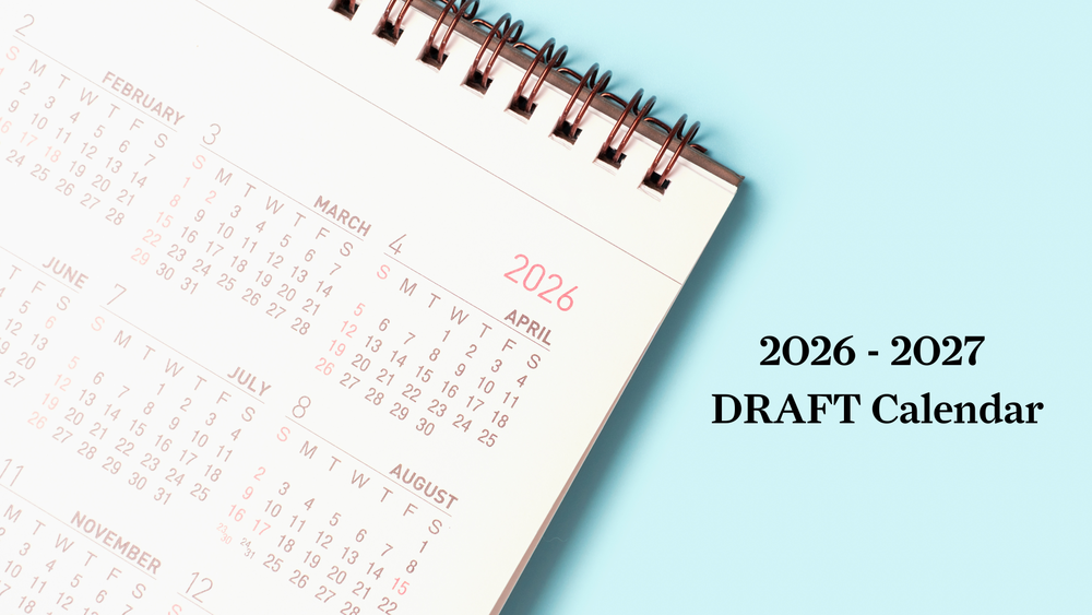 yearly calendar = 2026-2027 draft calendar