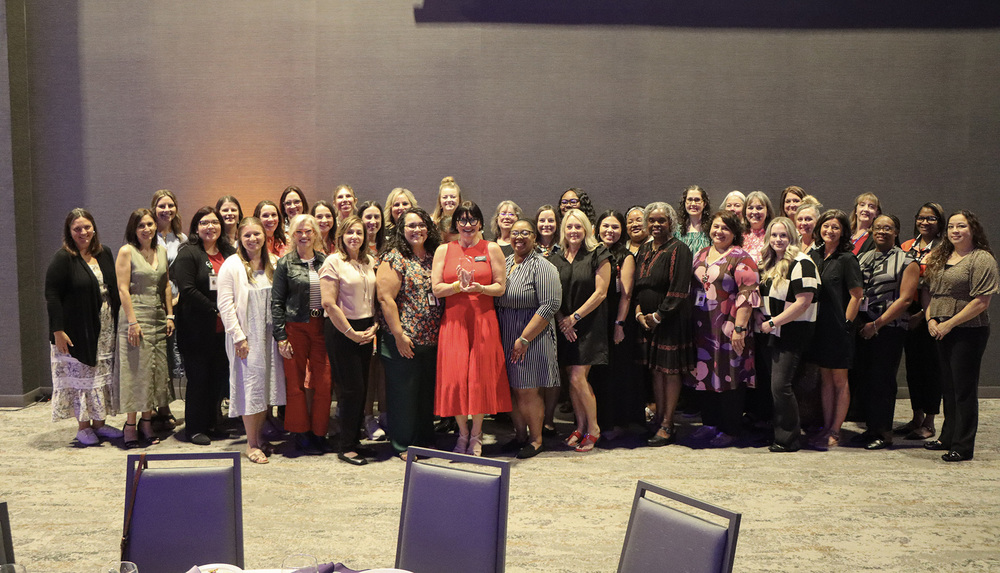 group of women standing together