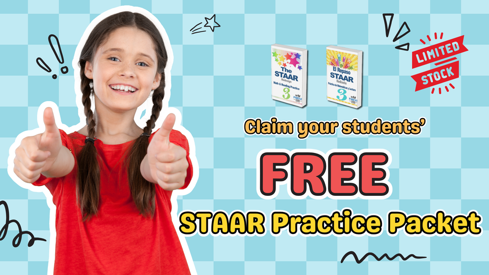 Claim your students' free staar practice packet limited stock