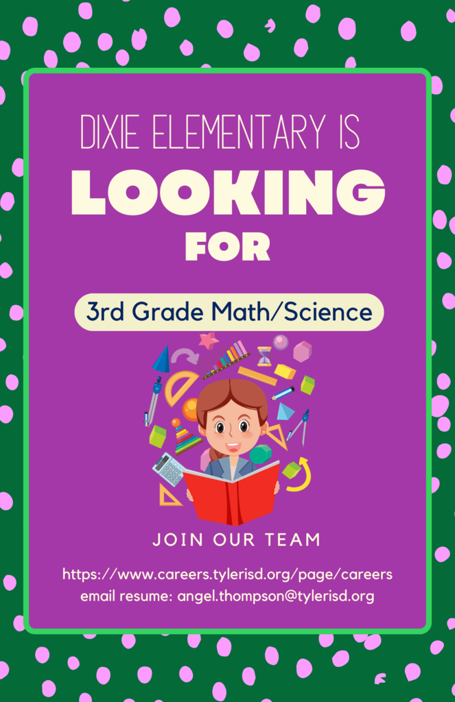 Third Grade Teacher Math/Science