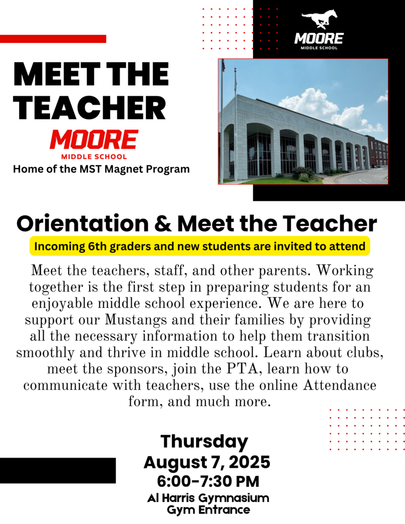 Meet The Teacher 6th Grade Orientation