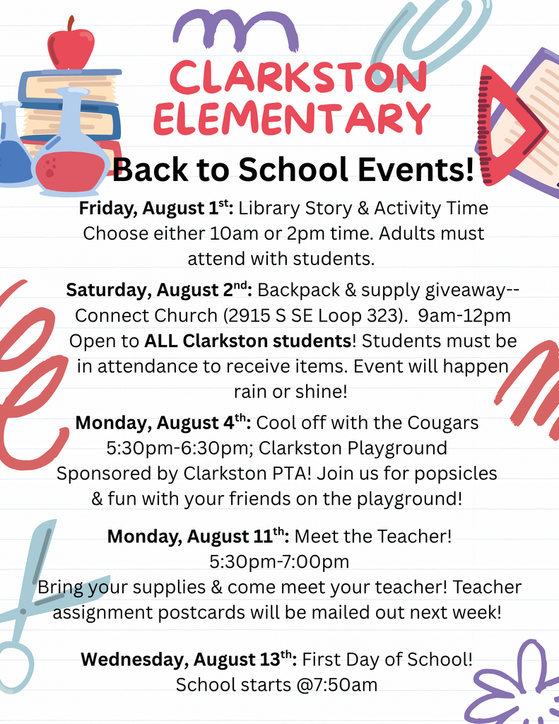 back to school flyer