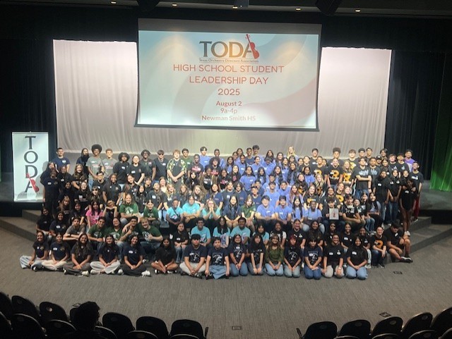 Tyler Legacy Orchestra students at the North Texas HS Orchestra Leadership Day