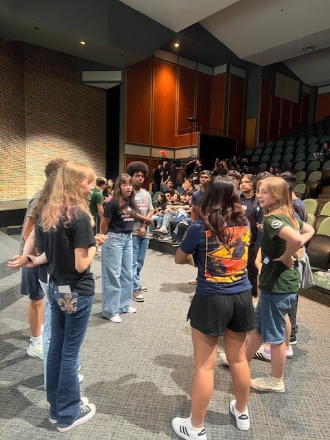 Tyler Legacy Orchestra students at the North Texas HS Orchestra Leadership Day