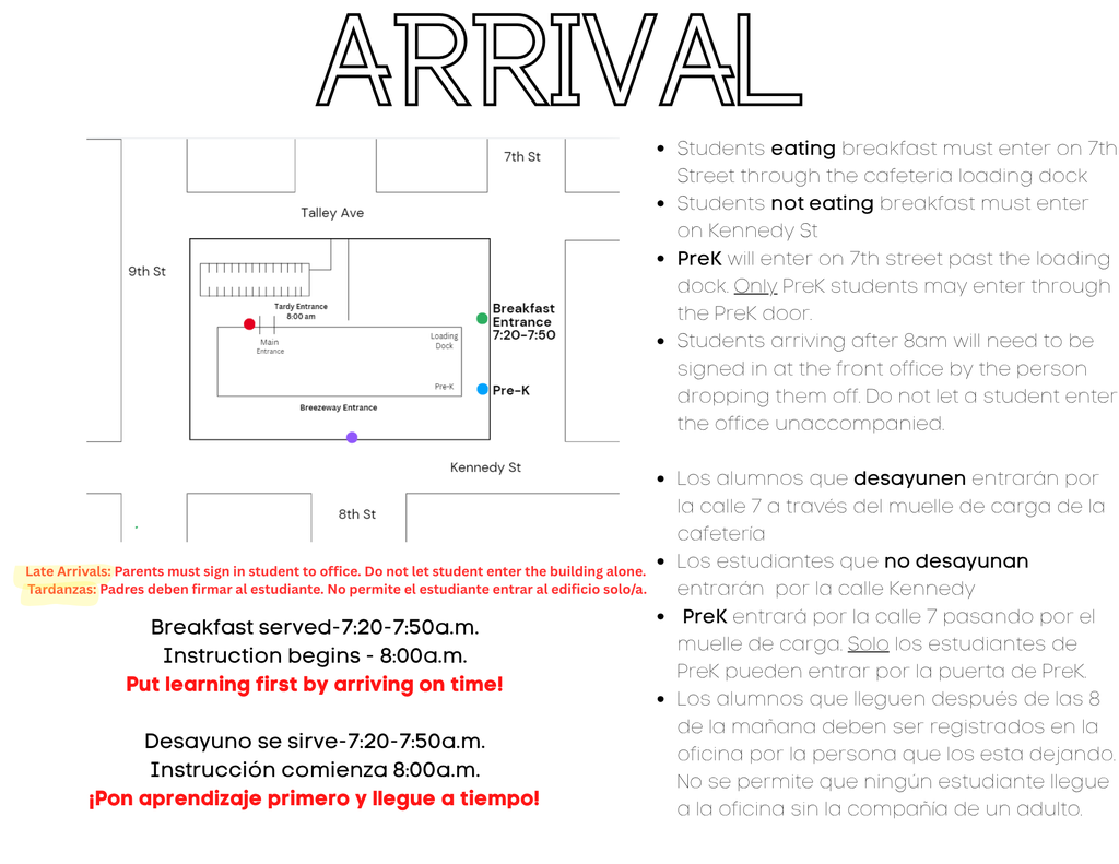 arrival