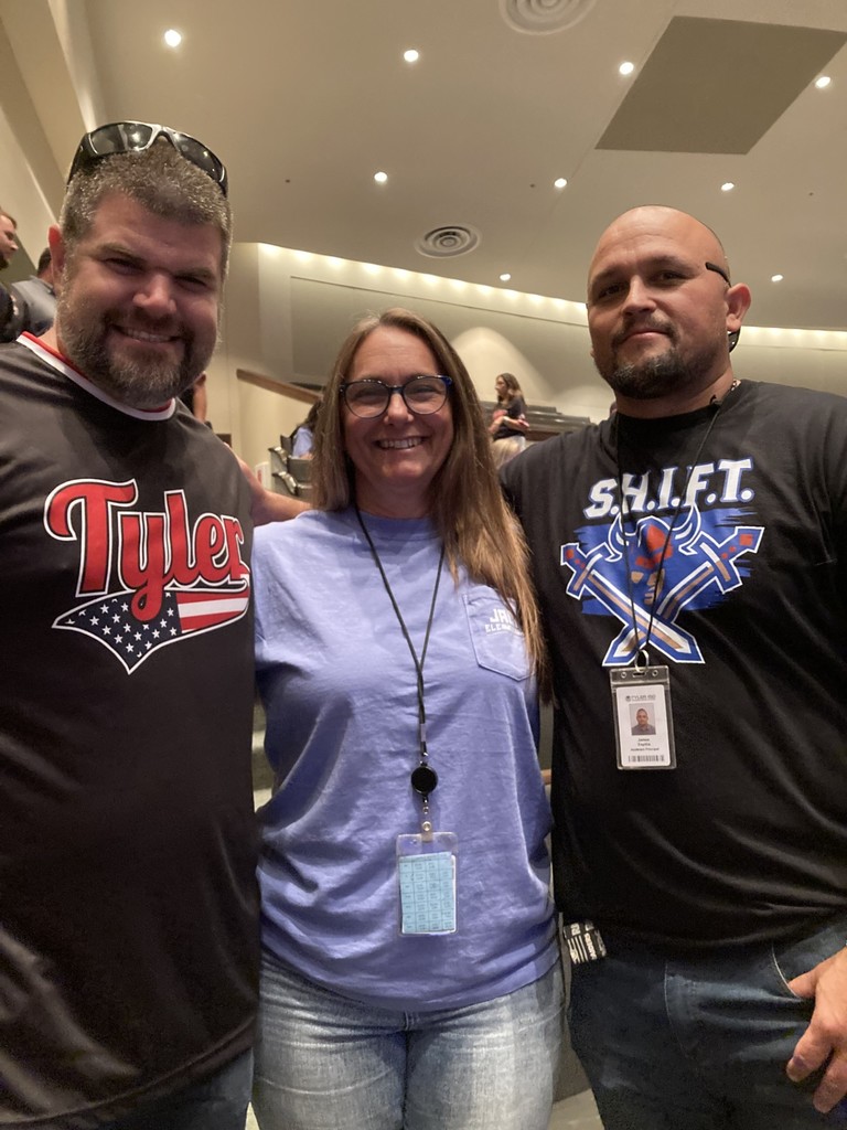 Tyler Legacy staff at Tyler ISD Convocation