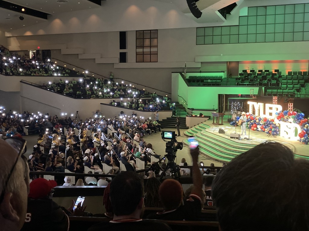 Tyler Legacy staff at Tyler ISD Convocation
