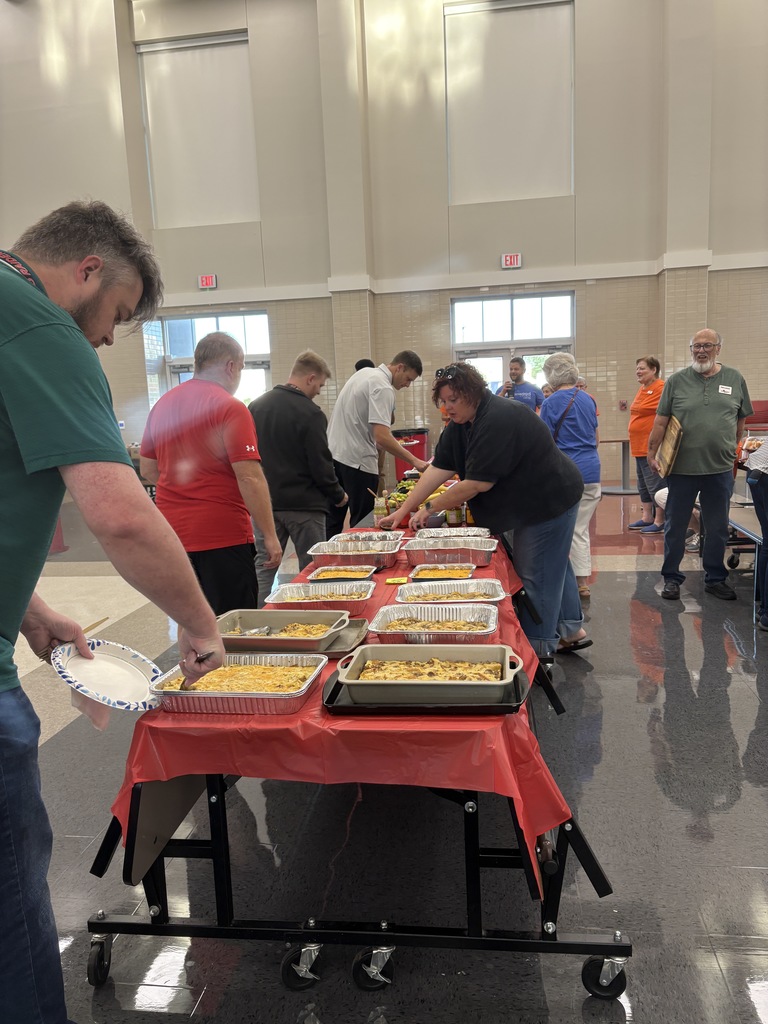 Tyler Legacy staff enjoying breakfast from Churches Serving Schools