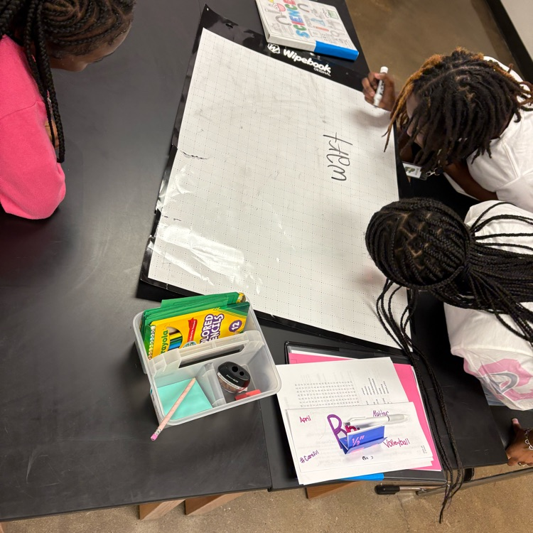 student playing review game