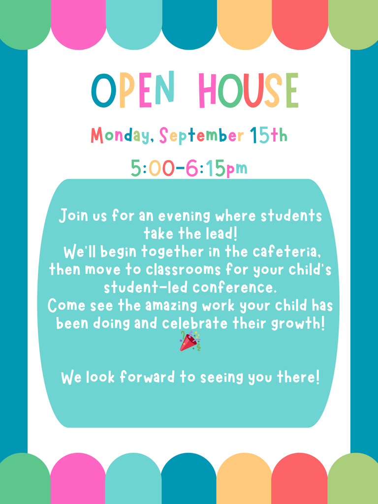 English Open House Flyer