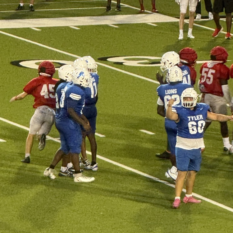 football players on field
