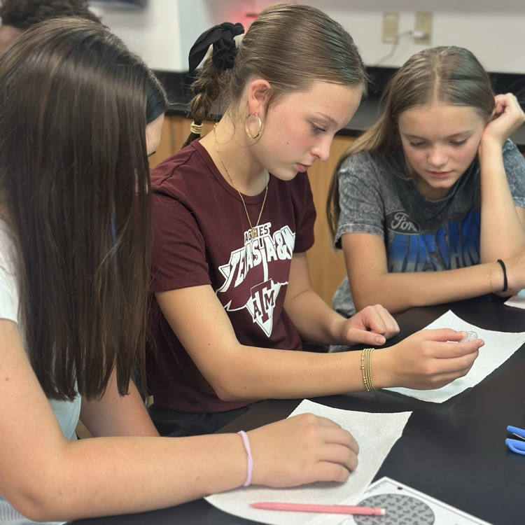 8th grade students investigated the properties of water