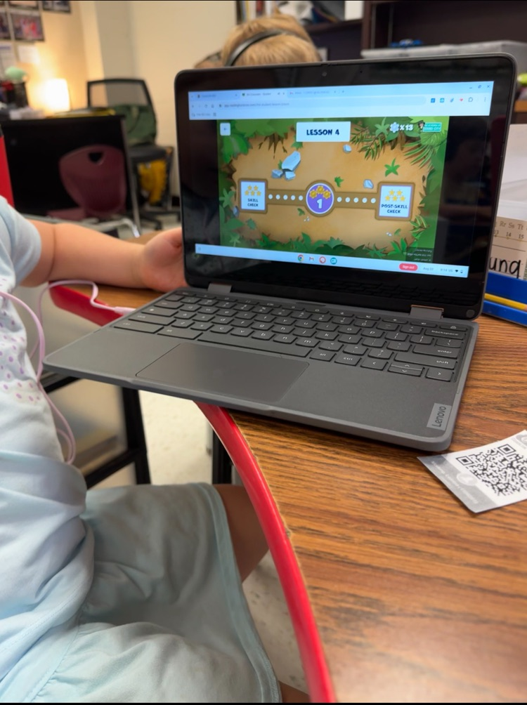 student learning on Chromebook 