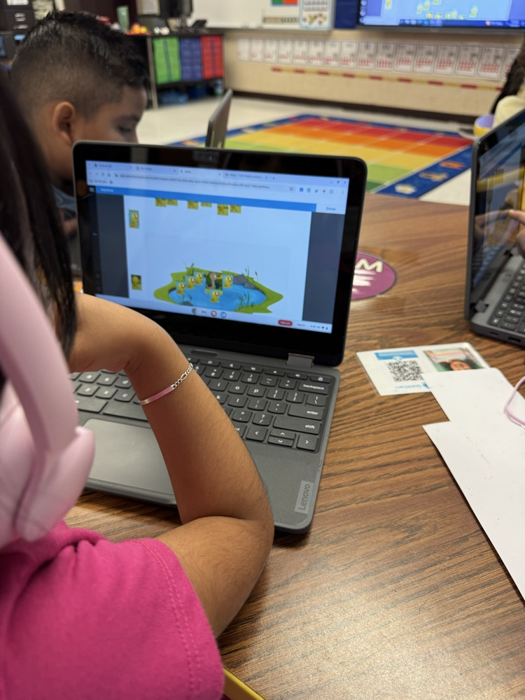 student learning on Chromebook 