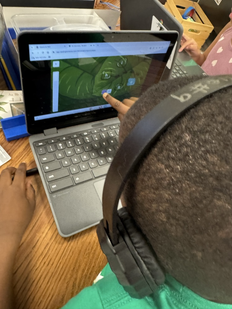 student learning on Chromebook 