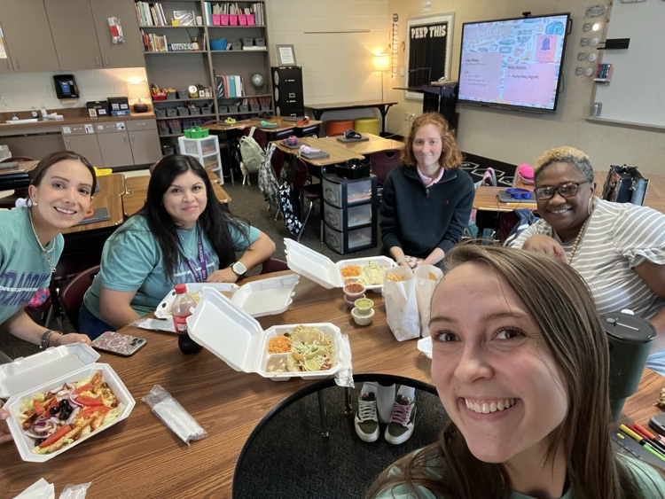 teachers enjoying an extra long lunch