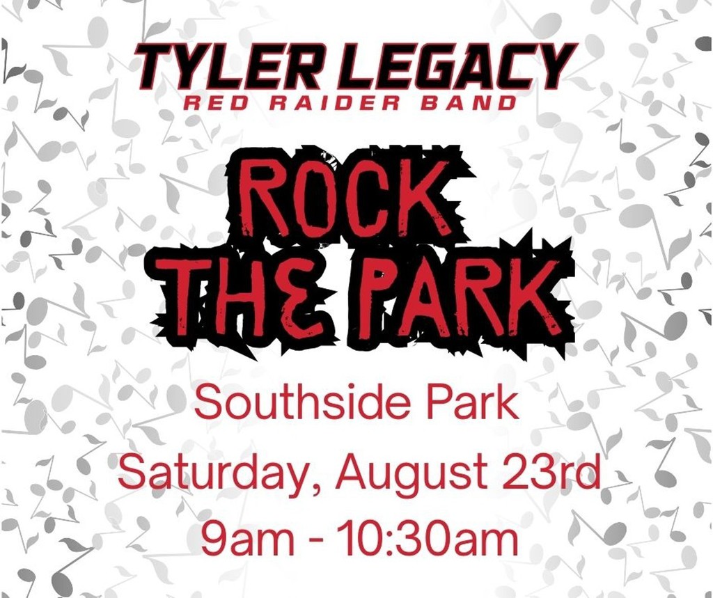 Come join us tomorrow and hear the Red Raider Band. It is a great way to kick off the weekend!