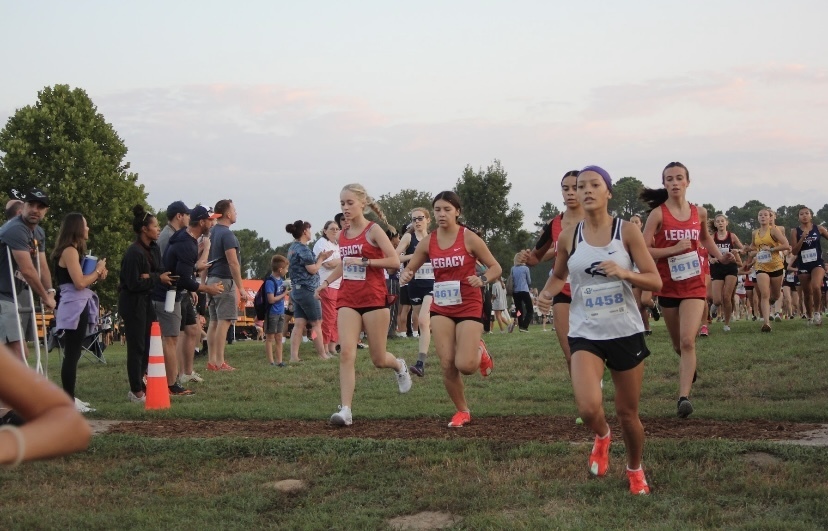 Tyler Legacy cross country at the Tyler Legacy XC Invitational