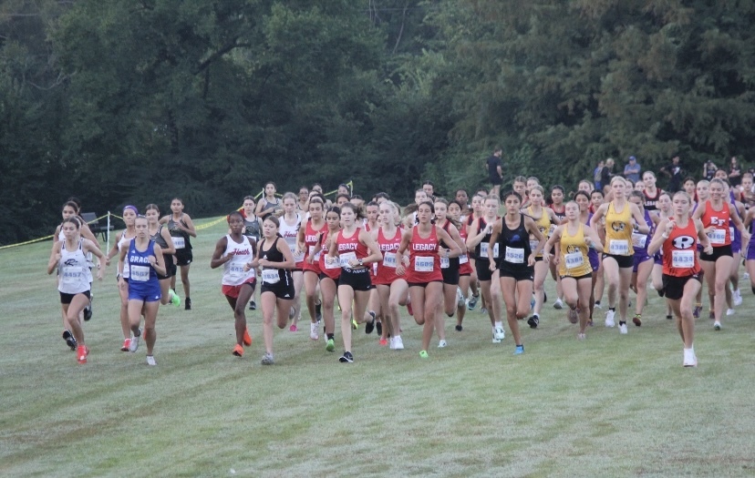 Tyler Legacy cross country at the Tyler Legacy XC Invitational