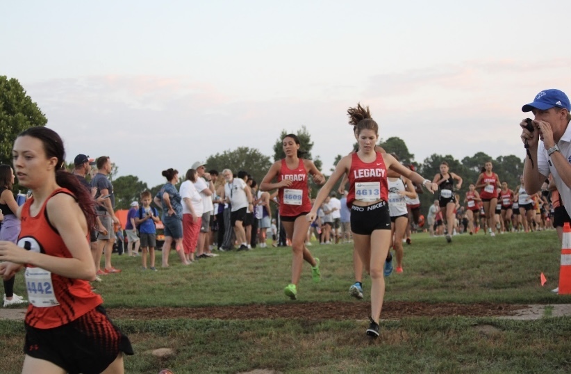Tyler Legacy cross country at the Tyler Legacy XC Invitational