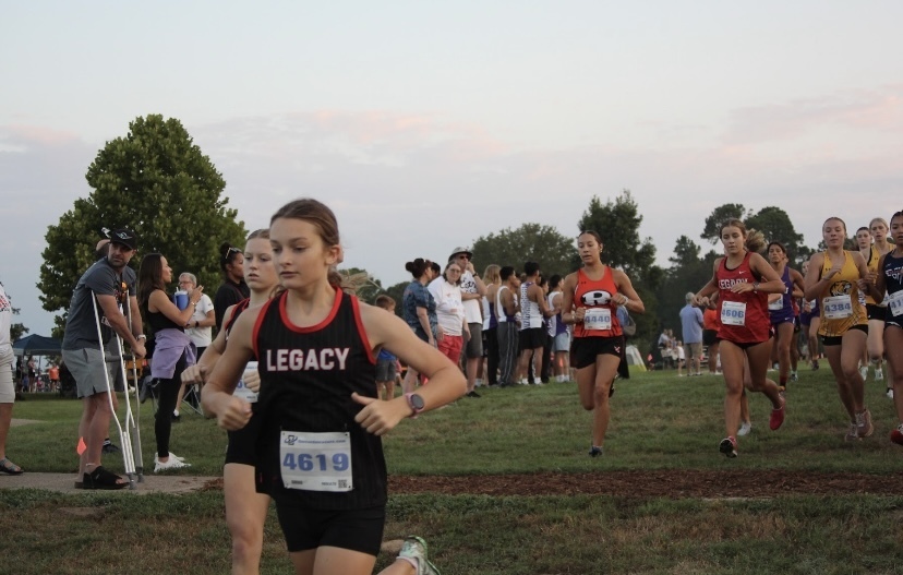 Tyler Legacy cross country at the Tyler Legacy XC Invitational