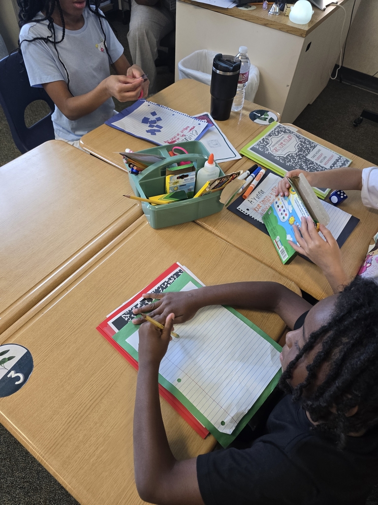 students writing