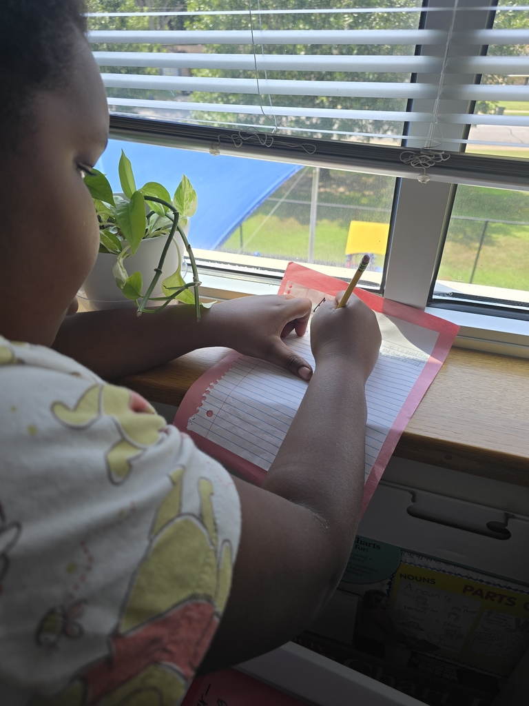 students writing