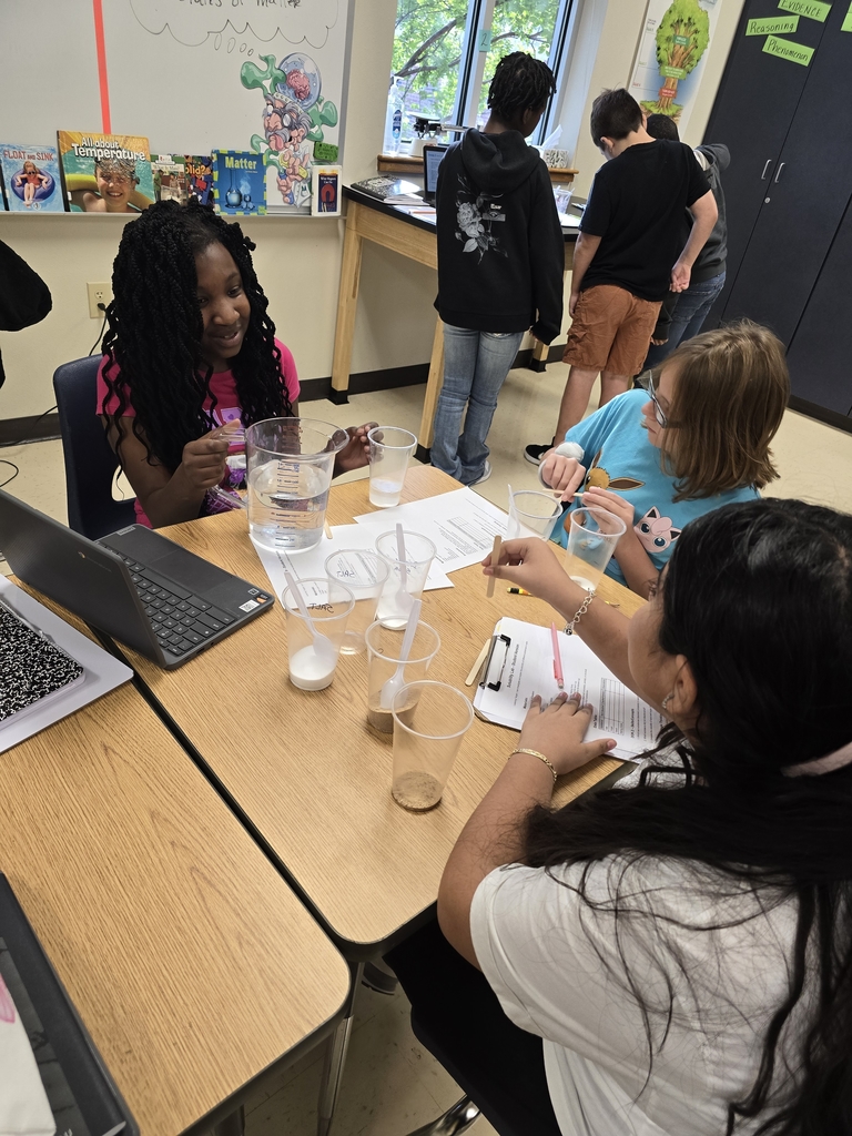 students working in groups
