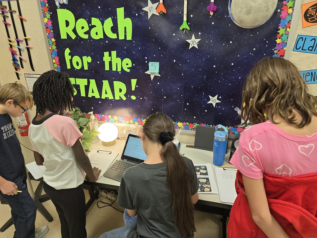 students working in groups