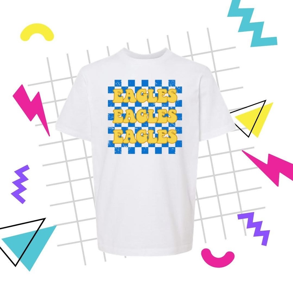 Checkered Eagles shirt