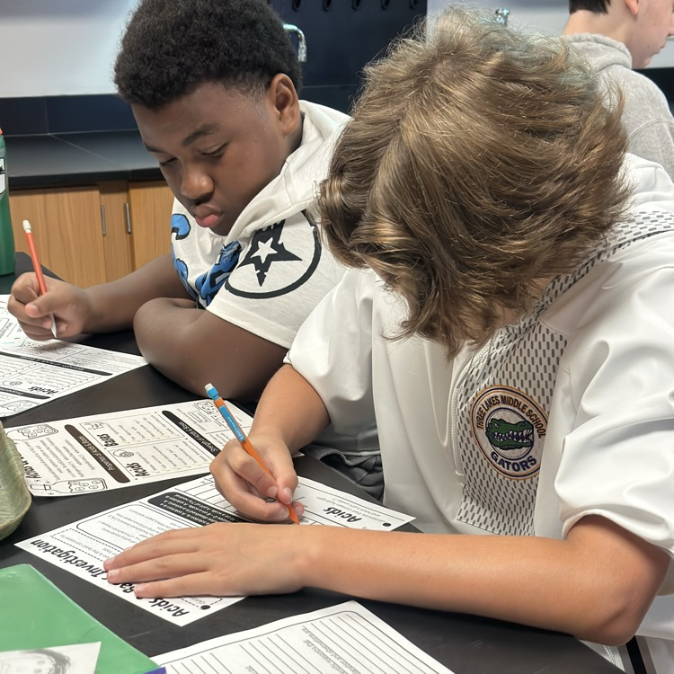 student investigating aqueous solutions