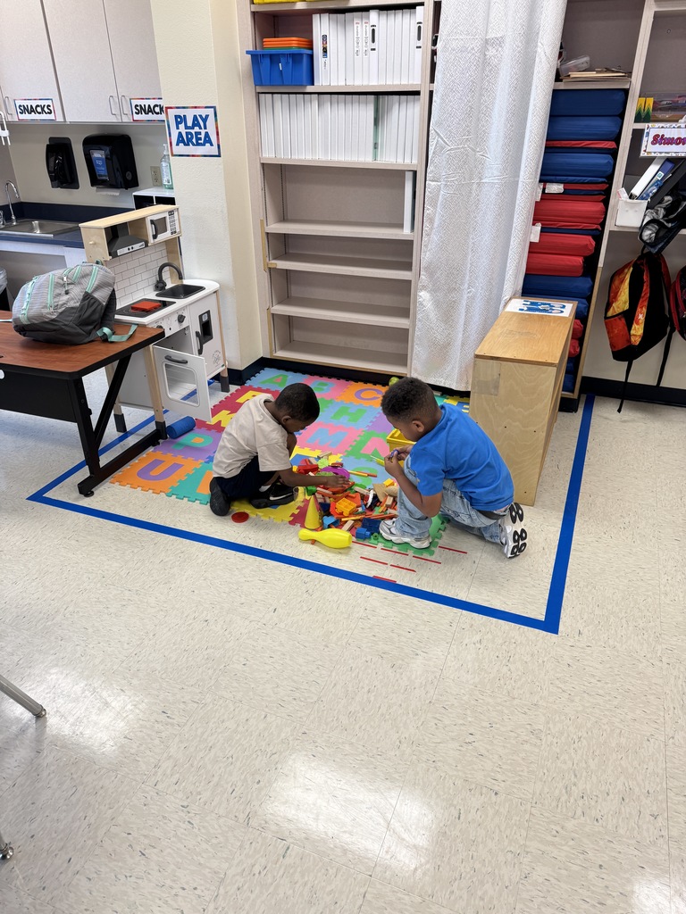 Students in a station. 