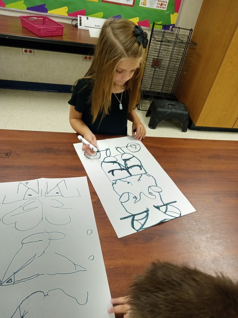 2nd Grader turning their name into a robot.