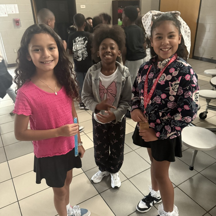 Students eating popsicles at a dance party