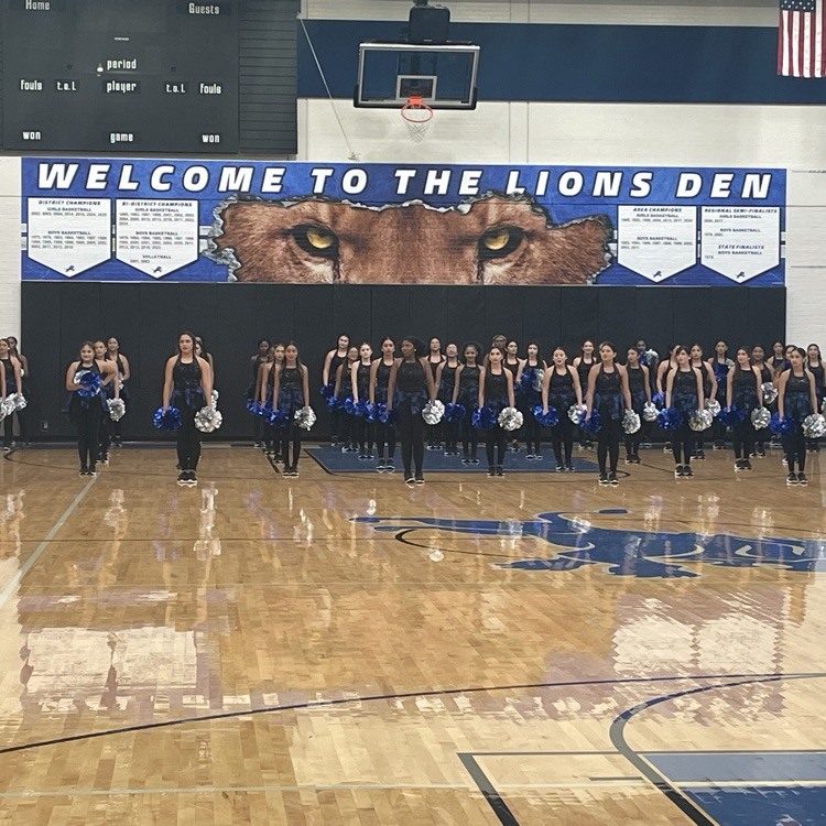 drill team on the floor